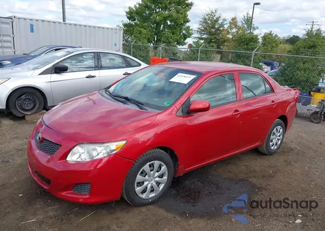 2010 Toyota Corolla Le z USA, uszkodzony, nr VIN 2T1BU4EE6AC240900